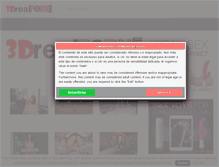 Tablet Screenshot of 3drealporn.com